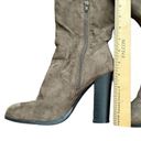 Qupid QUIPID over the knee faux suede boots, size 8 Photo 9