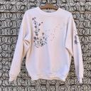 Northern Reflections Vintage 90s  flower petals in the wind sweatshirt SMALL Photo 0