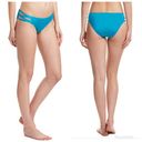 Carmen Marc Valvo  Teal Strappy Bikini Bottoms Photo 1