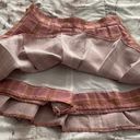 Pink Pleated Plaid Cotton Skater Tennis Mini Skort, size S Photo 9