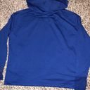 Nine West NWT  Active Hooded Pullover In Indigo Small Photo 3