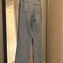 ZARA Wide Leg Light Wash Jeans Photo 5