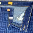 Pilcro  Anthropologie Jeans Women's 28" Blue Serif Skinny Houndstooth Stretch Photo 2