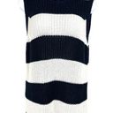 Tommy Hilfiger  Women's Heavy Weight Chunky Cotton Knit Sweater SZ L Navy, White Photo 0