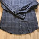 Harper New Faherty The  Top in Aspen Black Plaid Size Medium Retail $158 Photo 9