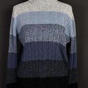 Marsh Landing  blue and black turtlenevk sweater Photo 0