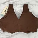 Krass&co True &  Chestnut Brown True Body Lift V Neck Bra Small New Photo 2