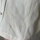 Tommy Hilfiger  Ivory Button Front Shirt Medium Photo 3