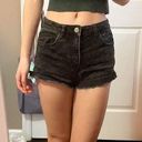 ZARA  Black Denim Jean Shorts Photo 0