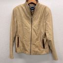 Vera Pelle  Vintage Tan Leather Jacket 16 L Photo 0