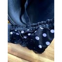 Fruit of the Loom  Womens Black Polka Dot Strap Lined Bra Size 38DD Photo 1