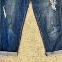 Elle  Skinny Boyfriend Cropped Distressed Jean, Size 14. Great for Summer! Photo 2