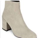 Stuart Weitzman  Beige Bacari Suede Chunky-Heel Bootie Sz EU38/US 8 Photo 0