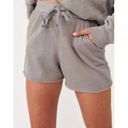 Free People Kelly Soft Sweatshirt/shorts Lounge Set Storm Gray Photo 3