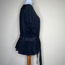 Alexis  Black Short Sleeve Blouse  S Photo 4