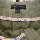 Banana Republic  Green High Rise Belted Drawstring Button Up Safari Shorts size 2 Photo 1