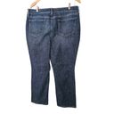 NYDJ  Jeans Womens 16P Petite Marilyn Straight Stretch Dark Wash Denim Blue Photo 1