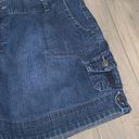 Gloria Vanderbilt  Blue Jean Denim Modest 6” High Waisted Mom Shorts Pockets 16 Photo 3