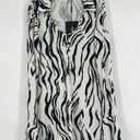 Pretty Little Thing NEW PLT  Zebra Print Bodycon Dress Long Bell Sleeves Size 8 Photo 1