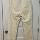 Ba&sh  Amber High Waisted High Rise Straight Leg Jeans Off White Cream Size 8 Photo 12