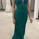 Jovani Jade Strapless Plunging Neckline Prom Dress Photo 0