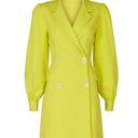 Black Halo  Mellow Yellow Olympia Blazer Mini Formal Dress sz 8 Photo 1