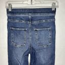 Spanx  Cropped Flare Denim Jeans Raw Edge Hem Rise Sz XS (25x26) 20231R Photo 6