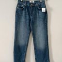 We The Free NWT FREE PEOPLE Maggie Mid Rise Straight Jeans Size 25 Photo 5