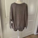 Free People Kelly Soft Sweatshirt/shorts Lounge Set Storm Gray Photo 6