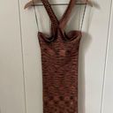 DKNY  Ribbed Halter Stripe Bodycon Dress Medium Photo 6