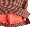 Lady Hagen  Gingham Check Golf Skort 6 Salmon Brown Pockets Skirt Shorts Photo 8