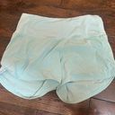 Lululemon Cyan Blue  Speed up Shorts 4” High rise Photo 0