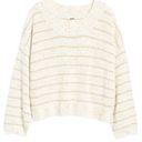 Free People Oversized Striped Sweater Photo 2