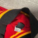 Harry Potter  Gryffindor Red, Black Varsity Cardigan Sweater Size 2XL Button Down Photo 9