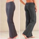 Athleta Dark Grey Flare Yoga Pants Photo 1