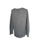 Vince  side slit v-neck tunic sweater in gray wool alpaca blend/ Size Small Photo 3