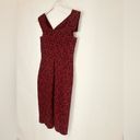 Black Halo  Jackie O Burgundy Wine Red Lace Cotton Raschel Dress Size 2 Photo 6