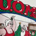 ma*rs Vintage 100% Cotton Naughty Santa  Clause One Size Short Sleeve T Shirt Photo 5