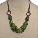 Coldwater Creek Green Glass Layered Necklace Photo 0