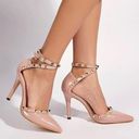 SheIn Pink Studded Heels Photo 0