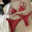 3 Piece Burnt Red Bikini Size XS Photo 4