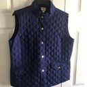 St. John’s Bay St John's Bay Quilted Vest Women's Puffer Snap Front Pockets Navy Blue Size XL Photo 7