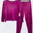 Juicy Couture  Velour Embellished Logo Jogger Pajama Set Size XL- Casual Luxury Photo 2