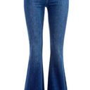 Alice + Olivia  Beautiful High Rise Bell Jeans in Love Train Size 24 Photo 7