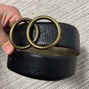 Buckle Black Double O-ring bronze  pebble leather one size  33”-39”  44”-48” M-XL Photo 6