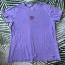 Life is Good  Shirt in Purple with Heart Photo 0