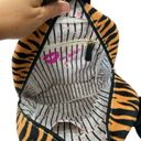 Betsey Johnson  LUV BETSEY Spike Kitsch Mid Sized Tiger Animal Print Backpack Photo 3