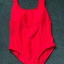 No Boundaries Red One Piece Swimsuit Photo 0