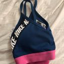 Nike blue and pink sports bra Photo 1