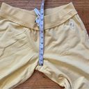 Guess  Yellow Hoodie & Crop Sweat Pants Set Size  Large Photo 5